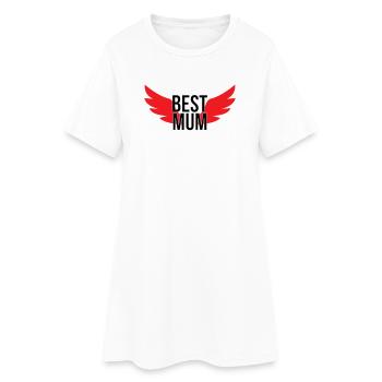 Meilleure Maman - Fête des Mères - Robe T-shirt Femme - blanc - Devant