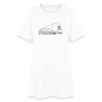 Preserve Centerhallen - Robe T-shirt Femme - blanc - Devant