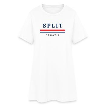Split City, Croatie - Robe T-shirt Femme - blanc - Devant