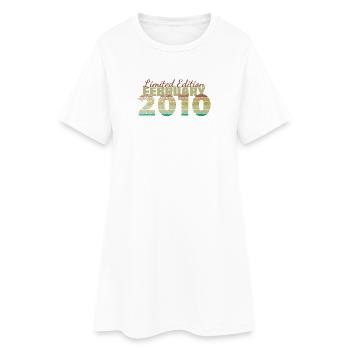16. Geburtstag Limited Edition (SCR) 02/2010 - Frauen T-Shirt-Kleid - Weiß - Vorne