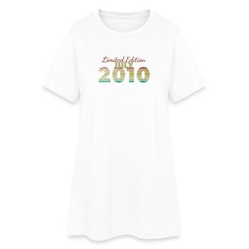16. Geburtstag Limited Edition (SCR) 07/2010 - Frauen T-Shirt-Kleid - Weiß - Vorne