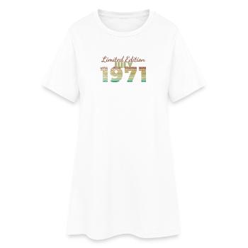 55e anniversaire Édition Limitée (SCR) 07/1971 - Robe T-shirt Femme - blanc - Devant