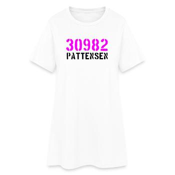 30982_Pattensen - Women’s T-Shirt Dress - white - Front