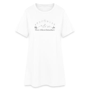 Bündner - Frauen T-Shirt-Kleid - Weiß - Vorne