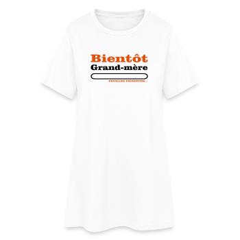 bientôt grand mère  - Robe T-shirt Femme - blanc - Devant
