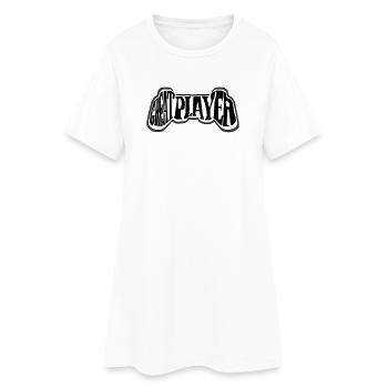 great player - Women’s T-Shirt Dress - white - Front