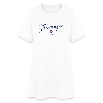 Stavanger - Pavillon norvégien - Norvège - Norvège - Robe T-shirt Femme - blanc - Devant