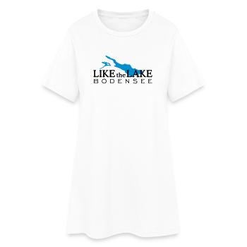 Like the Lake Bodensee - Frauen T-Shirt-Kleid - Weiß - Vorne