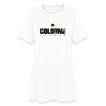 Drapeau allemand Crête Cercle - Robe T-shirt Femme - blanc - Devant