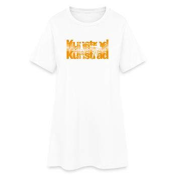 Artistic cycling, artistic cycling, indoor cycling - Women’s T-Shirt Dress - white - Front