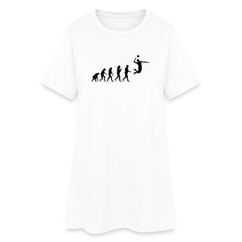 volley-ball - Robe T-shirt Femme - blanc - Devant