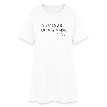 Un design amusant pour les droits des homosexuels - Robe T-shirt Femme - blanc - Devant