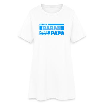 Baran comme prénom - Robe T-shirt Femme - blanc - Devant