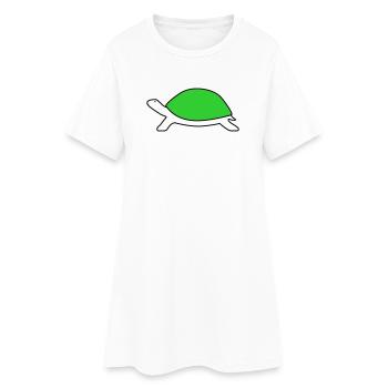 Turtle - Women’s T-Shirt Dress - white - Front