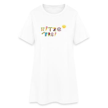 heat-free - Women’s T-Shirt Dress - white - Front
