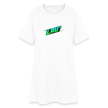 Lau' - Robe T-shirt Femme - blanc - Devant