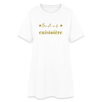 MAMAN. FÊTE DES MÈRES. BONNE FÊTE MAMAN - Robe T-shirt Femme - blanc - Devant