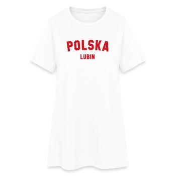 LUBIN, Polska, Pologne - Robe T-shirt Femme - blanc - Devant