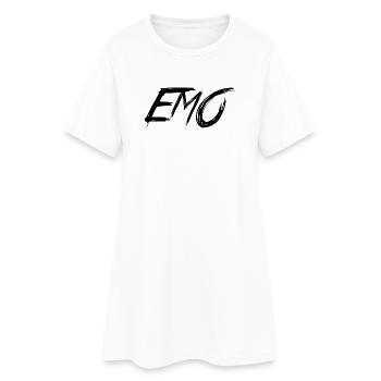 EMO - Women’s T-Shirt Dress - white - Front