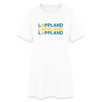 LAPLAND Sverige Suède drapeau suédois - Robe T-shirt Femme - blanc - Devant