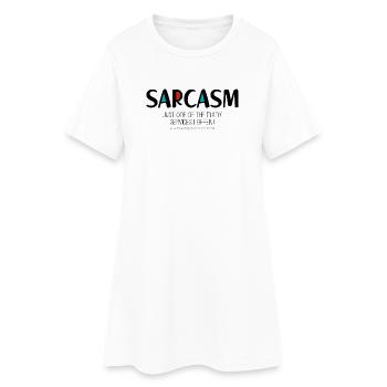 Sarcasm - Women’s T-Shirt Dress - white - Front