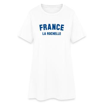 LA ROCELLE, France Frankreich - Robe T-shirt Femme - blanc - Devant