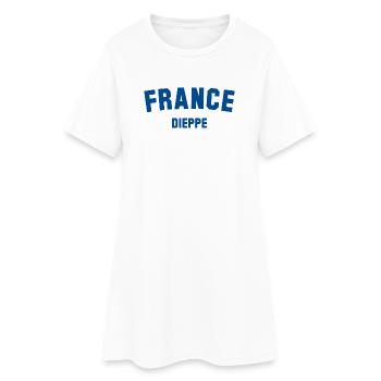 DIEPPE France Frankreich - Robe T-shirt Femme - blanc - Devant