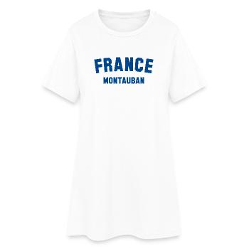 MONTAUBAN France Frankreich - Robe T-shirt Femme - blanc - Devant