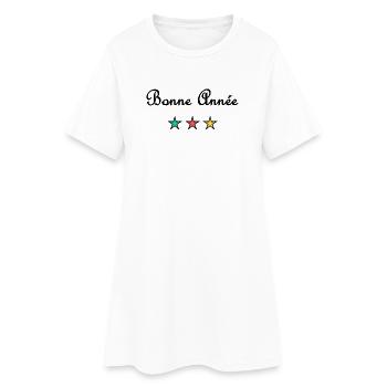 HAPPY NEW YEAR. NEW YEAR'S EVE. NEW YEAR - Women’s T-Shirt Dress - white - Front