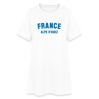 ALPE D HUEZ France - Women’s T-Shirt Dress - white - Front