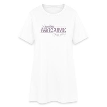 Légendaire depuis 1975 Millésime - Robe T-shirt Femme - blanc - Devant