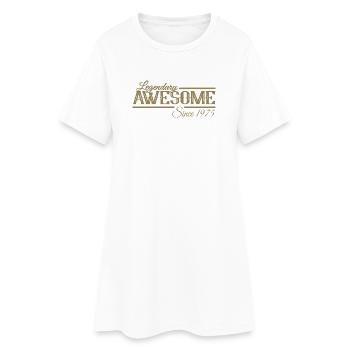 Légendaire depuis 1975 Millésime - Robe T-shirt Femme - blanc - Devant