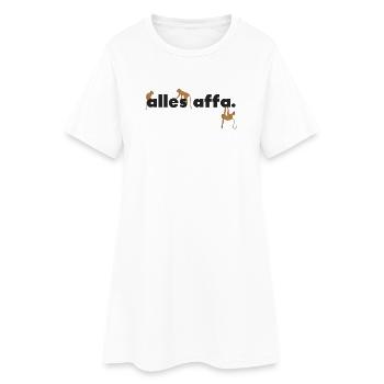 Allesaffa. - Robe T-shirt Femme - blanc - Devant