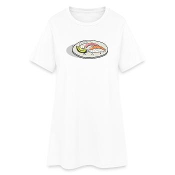 sushi - Robe T-shirt Femme - blanc - Devant