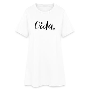 Oida österreich - Frauen T-Shirt-Kleid - Weiß - Vorne