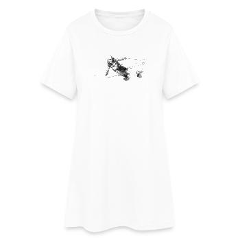 Ski - Robe T-shirt Femme - blanc - Devant
