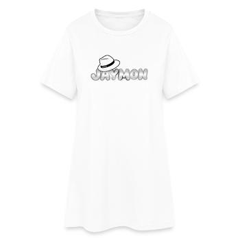 Chapeau Jaymon - Robe T-shirt Femme - blanc - Devant