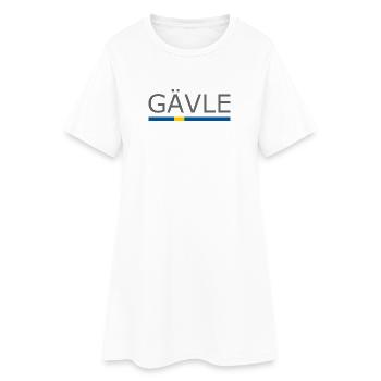 Drapeau de la Suède - Gävle - Sverige - Schweden - Robe T-shirt Femme - blanc - Devant