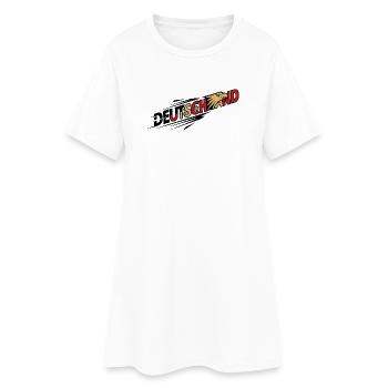 Deutschland Adler à Bewegung - Robe T-shirt Femme - blanc - Devant