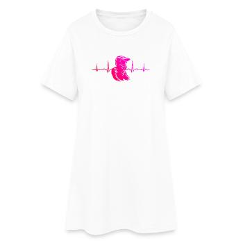 Motif clair de motocross pour chaque jour - Robe T-shirt Femme - blanc - Devant