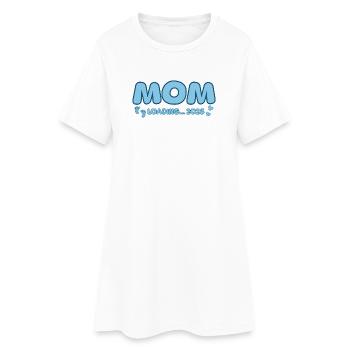 Mom Loading 2026 - Frauen T-Shirt-Kleid - Weiß - Vorne