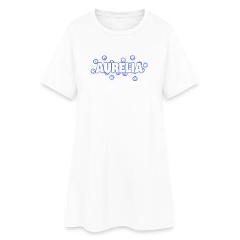 Chère Aurelia - Robe T-shirt Femme - blanc - Devant