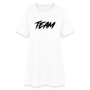 Équipe - Robe T-shirt Femme - blanc - Devant