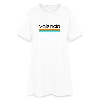 Valence - Espagne - Espagne - Espagne - Robe T-shirt Femme - blanc - Devant