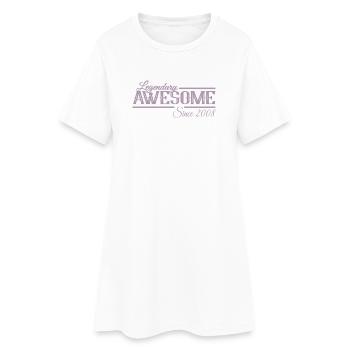 Légendaire 18e anniversaire Millésime 2008 - Robe T-shirt Femme - blanc - Devant