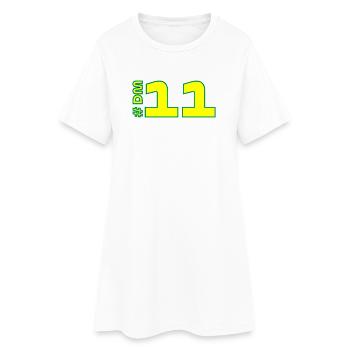 -DM11-2026 - Robe T-shirt Femme - blanc - Devant