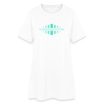 Job Raumausstatter - Frauen T-Shirt-Kleid - Weiß - Vorne