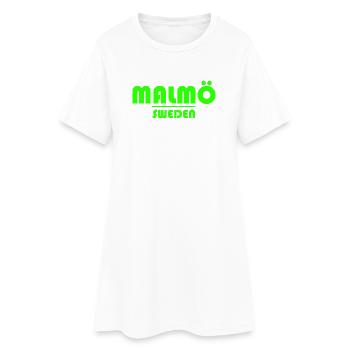 Malmö Sweden Logo - Women’s T-Shirt Dress - white - Front