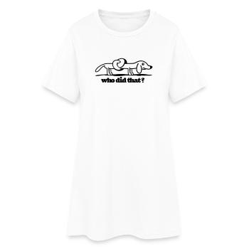 dog1 - Robe T-shirt Femme - blanc - Devant