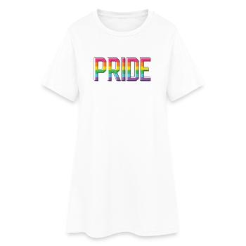 Pride Month LGBT - Pride! - Women’s T-Shirt Dress - white - Front